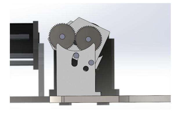 Fig. 7. Dribbler with adjustable roller