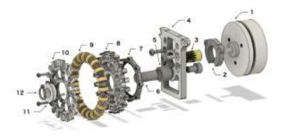 Fig. 1. conventional wheel unit