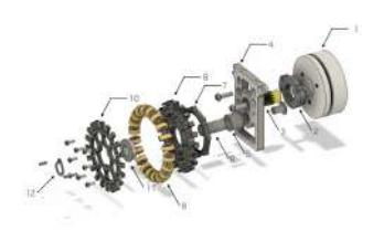 Fig. 2. new wheel unit
