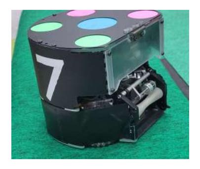 Fig. 7. Omni Wheel fixation