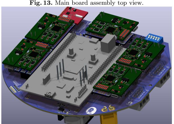 Fig. 13. Main board assembly.