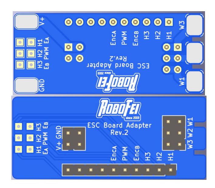Fig. 12. Top and bottom views of the board.