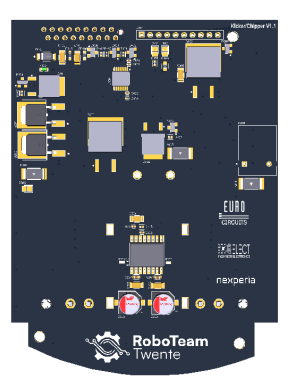 The design of the current kicker-and-chipper board.