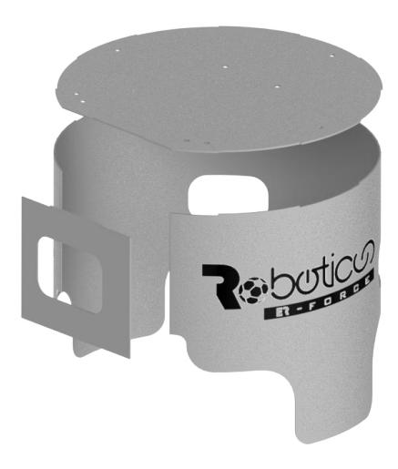 Exploded view of the cover