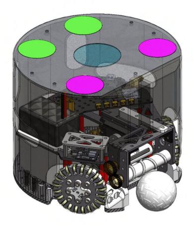 Fig. 1. Isometric views of our bot design.