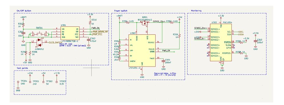 Fig. 6: Power management and monitoring