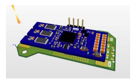 Fig. 12: ESC Board Adapter (perspective)