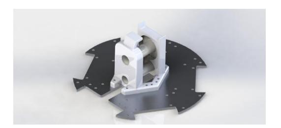 Fig. 17: New Solenoid Supports