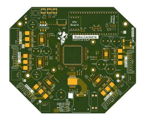 Comparison between Control Board v3.4 (top) and Control Board v3.5 (bottom)