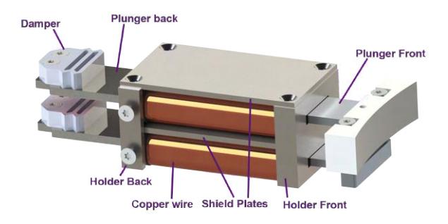 New flat solenoid design.