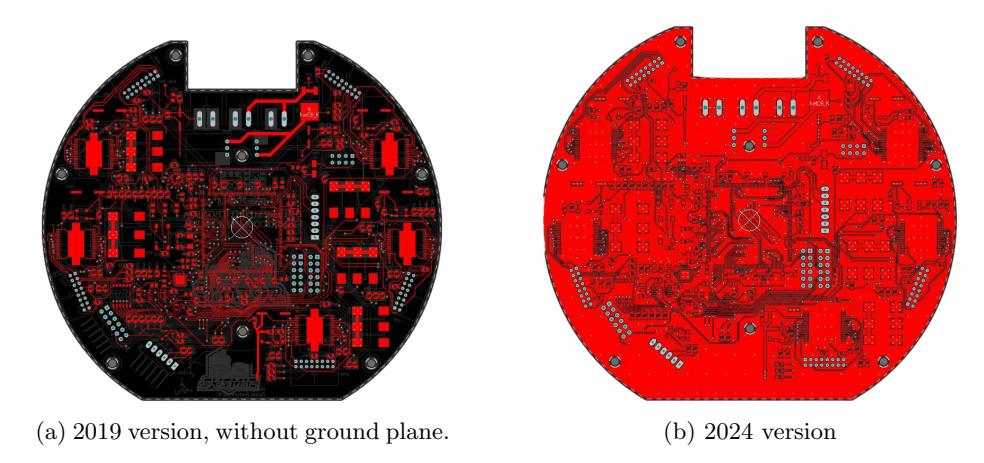 Fig. 3: Main boards, different versions.