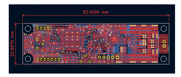The circuit for the dribbler
