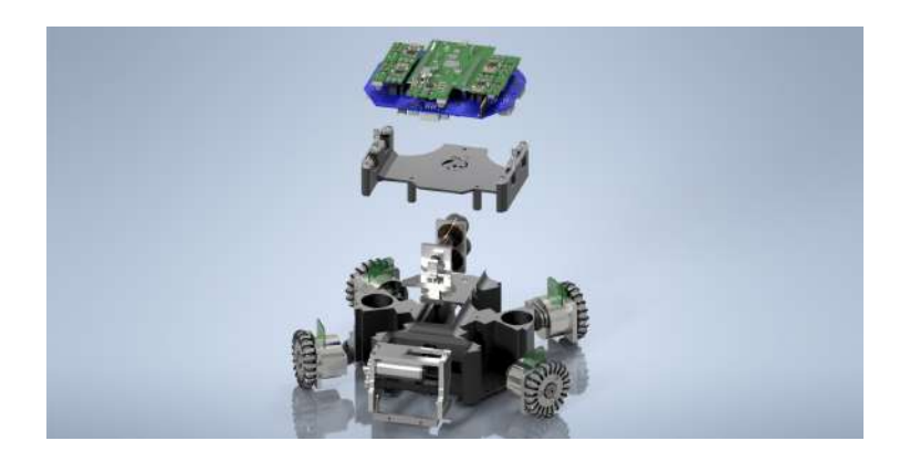 Exploded view of RoboFEI v2025.
