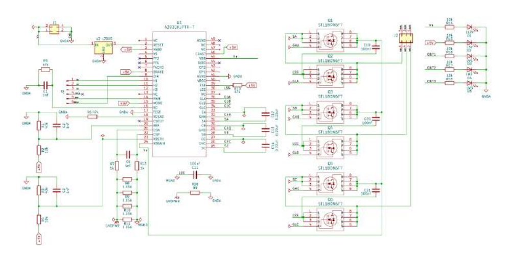 Motor Control Board Schematic.