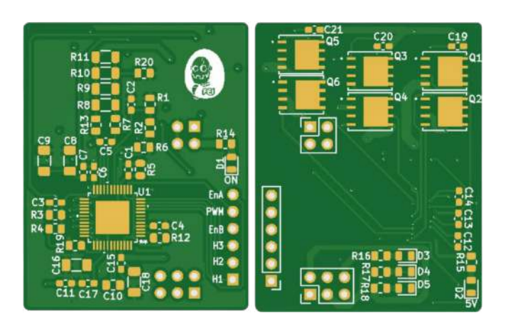 Motor Control PCB Layout.