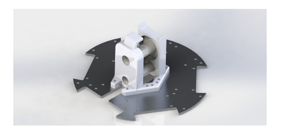 Fig. 9: New Solenoid Supports