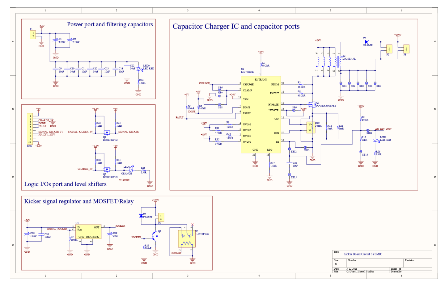 Fig. 12: Kickboard 2025 Schematic