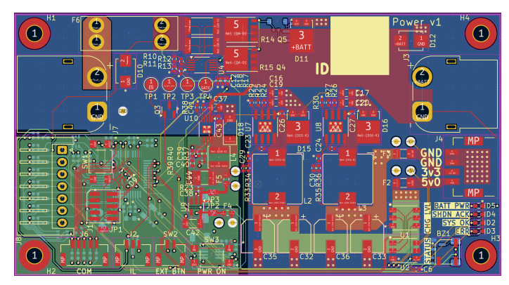 Power Board eCAD in Robot Profile