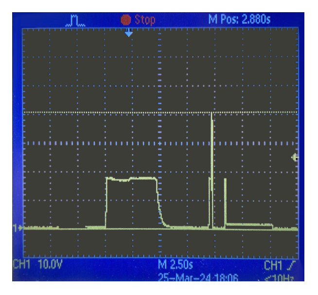 Power Input Voltage Spike
